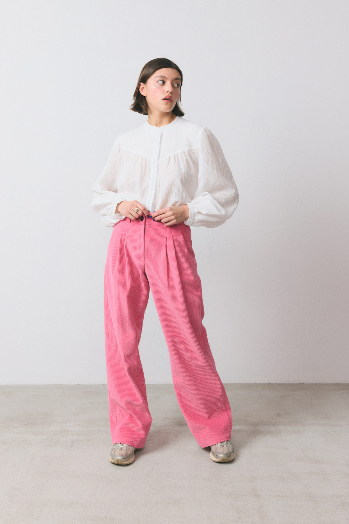 Spodnie Cordies Pink