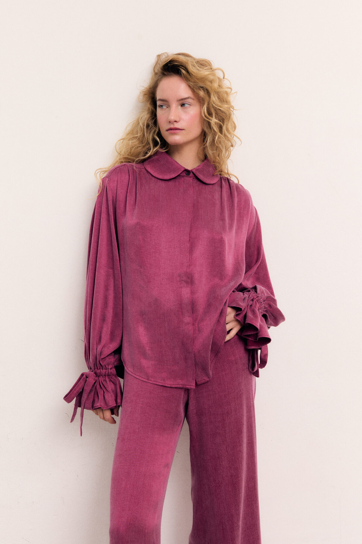 Koszula Vieste Cupro Cherry