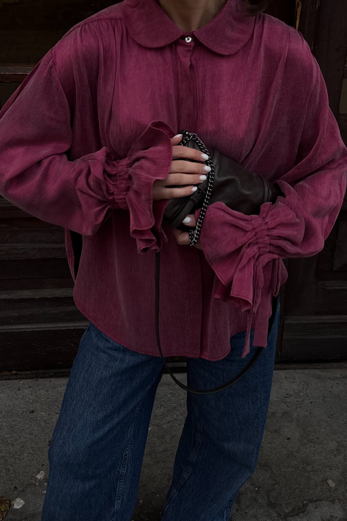 Koszula Vieste Cupro Cherry