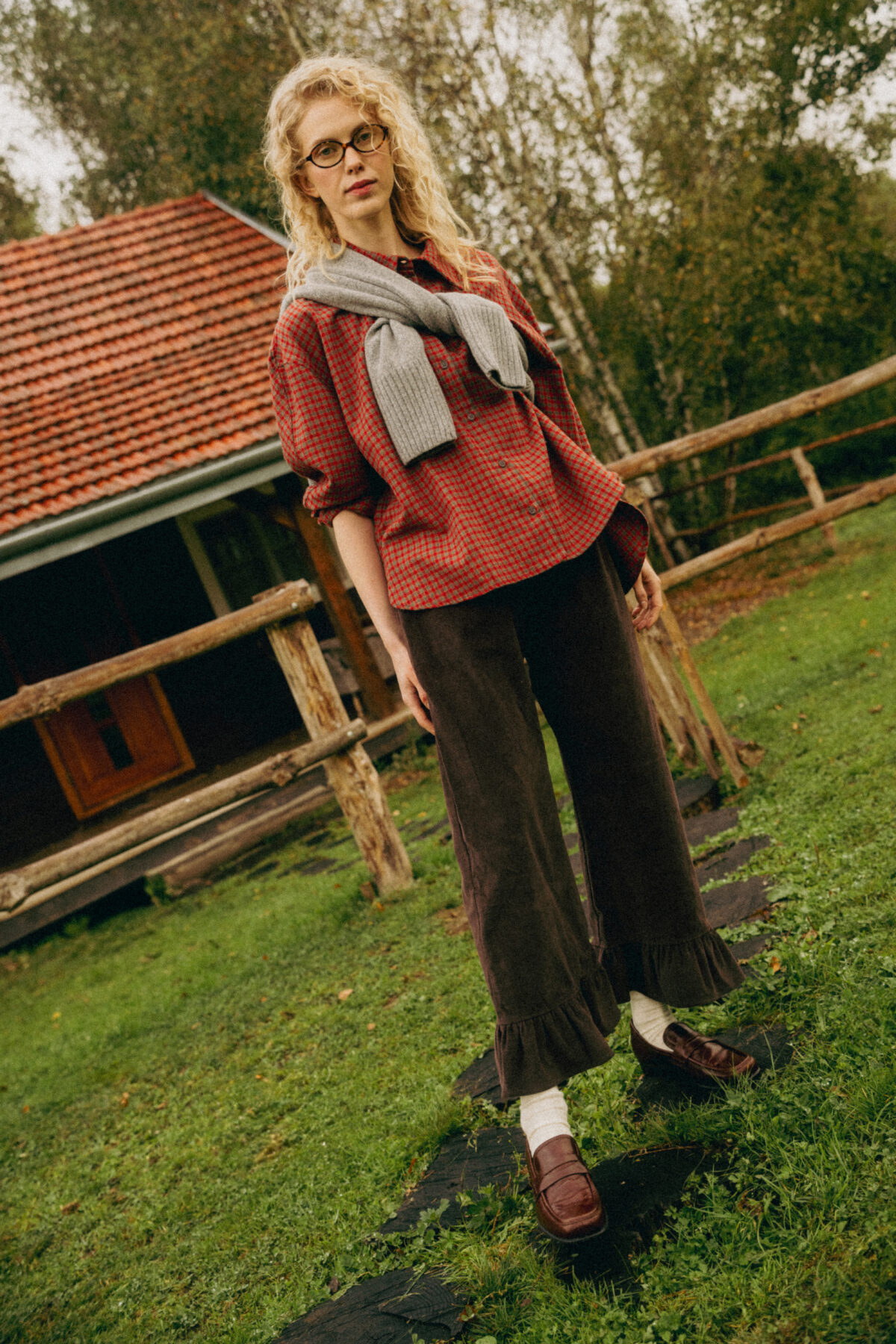 Spodnie Calais Brown