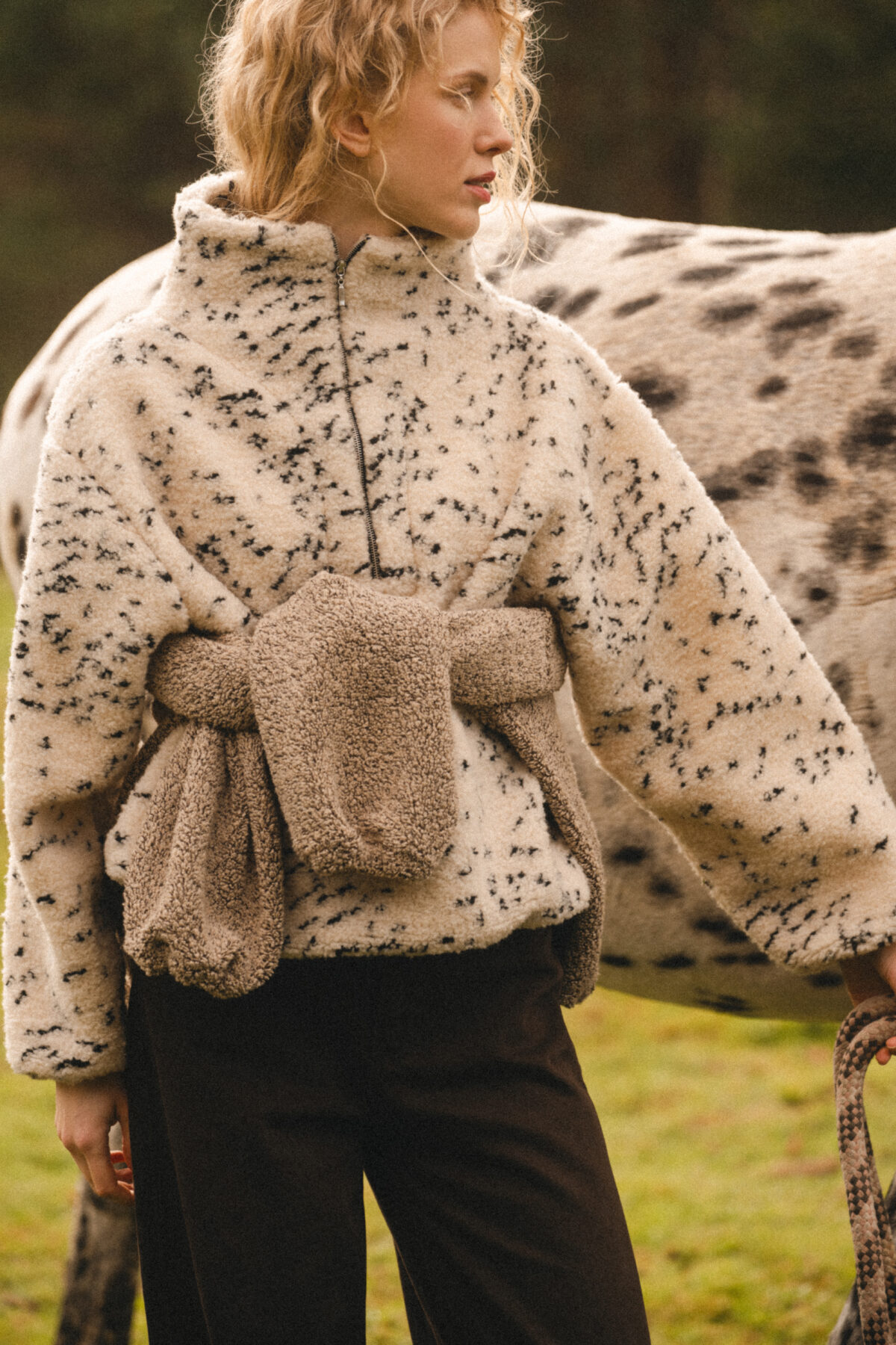 Bluza Fleece Straciatella