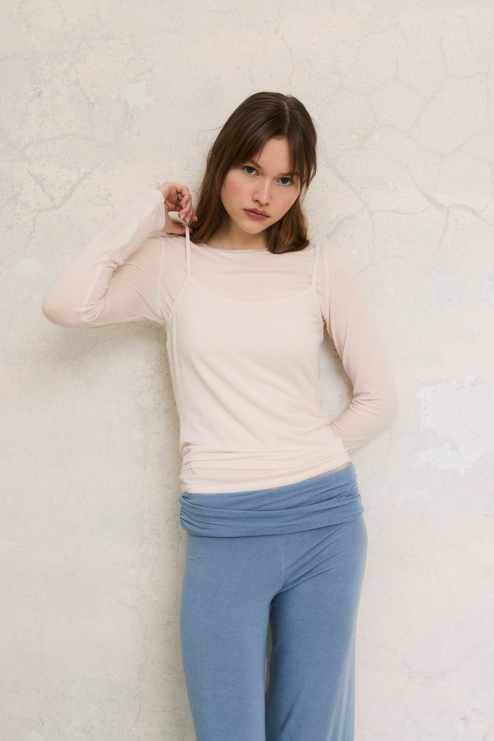 Longsleeve Duo Ecru