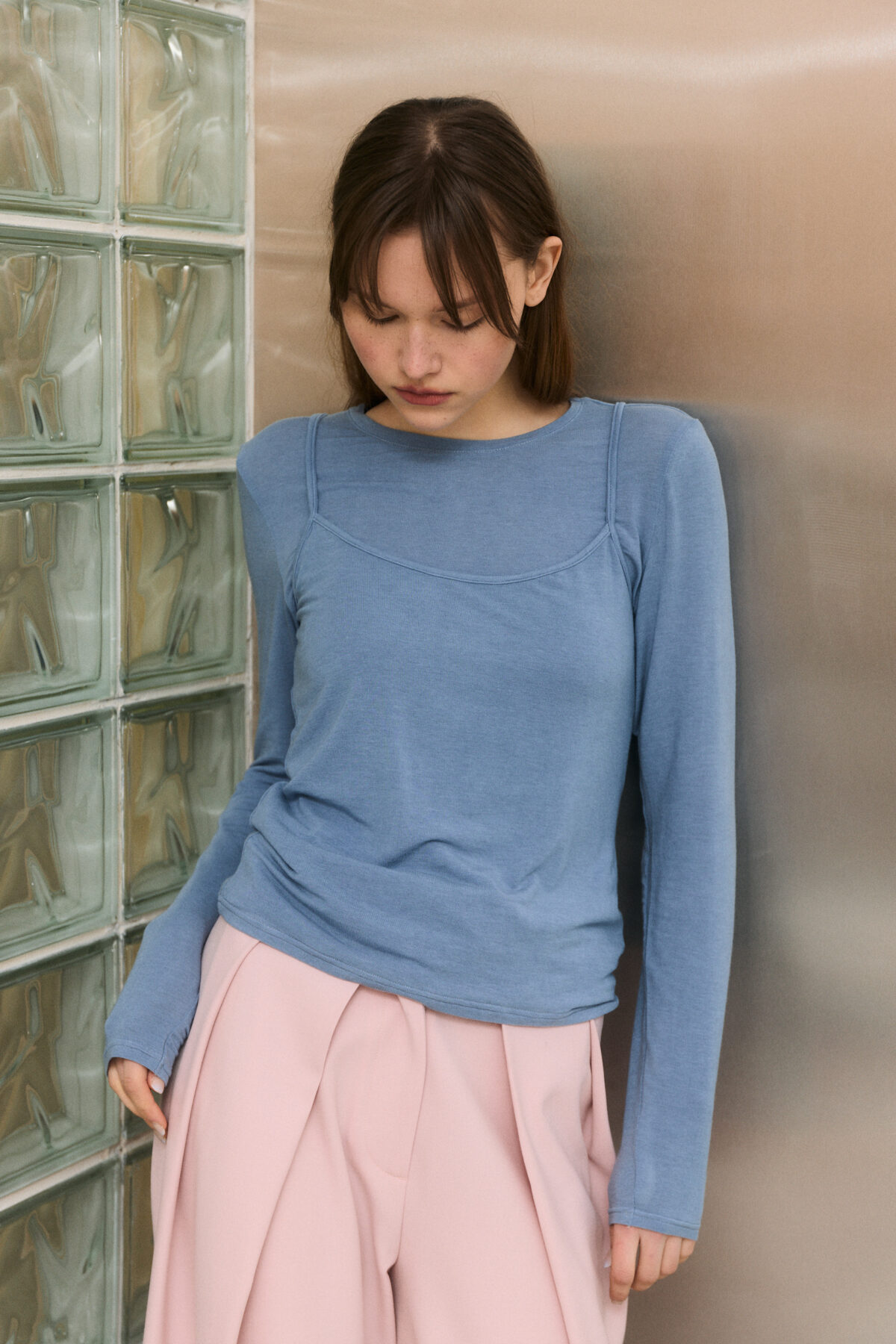 Longsleeve Duo Ice Blue