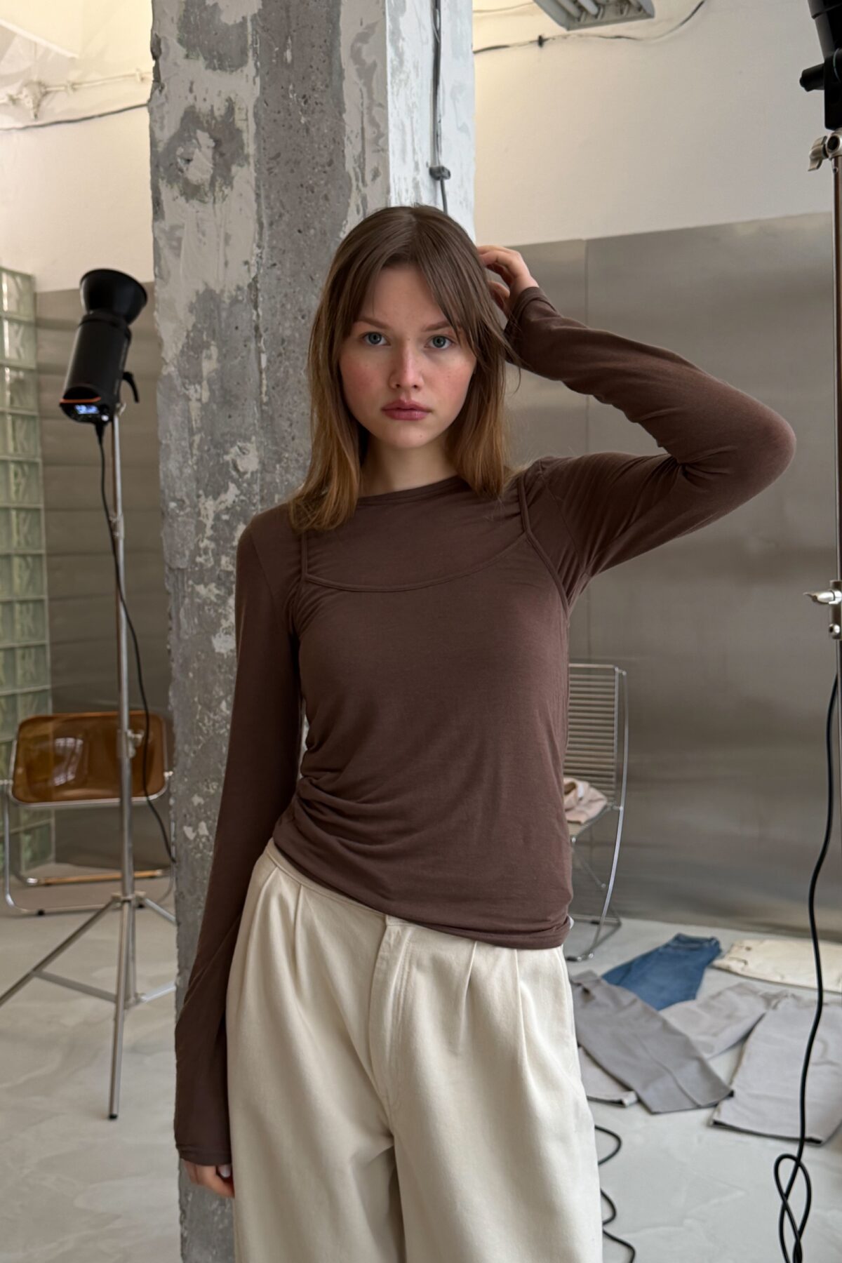 Longsleeve Duo Brown