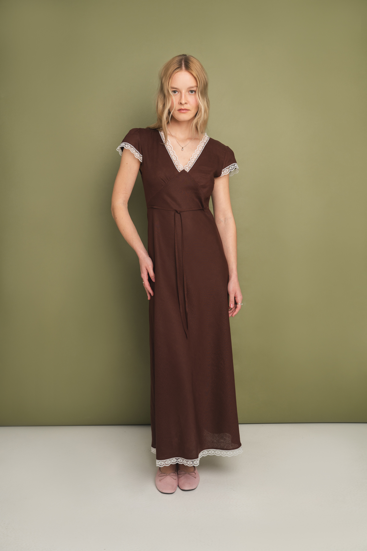 Koronkowa Sukienka Rosalie Brown