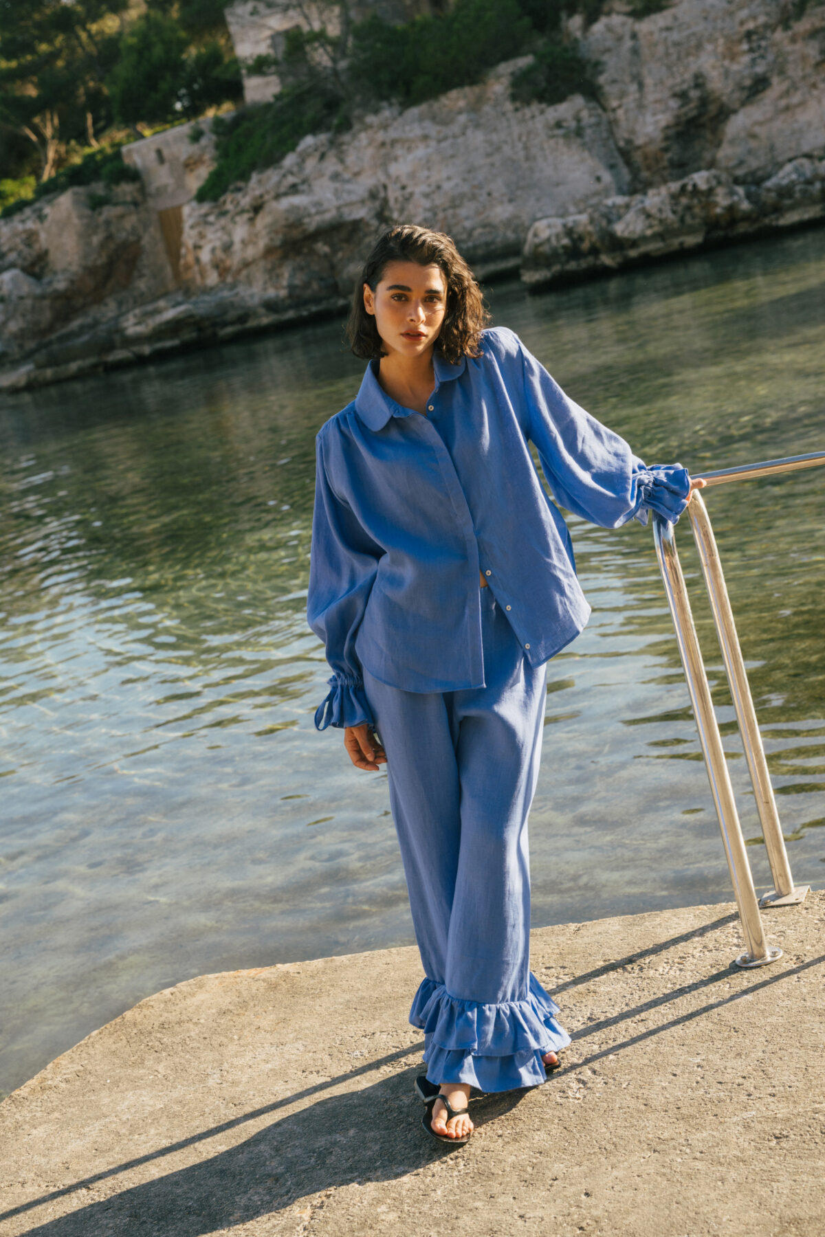 Spodnie Calais Royal Blue