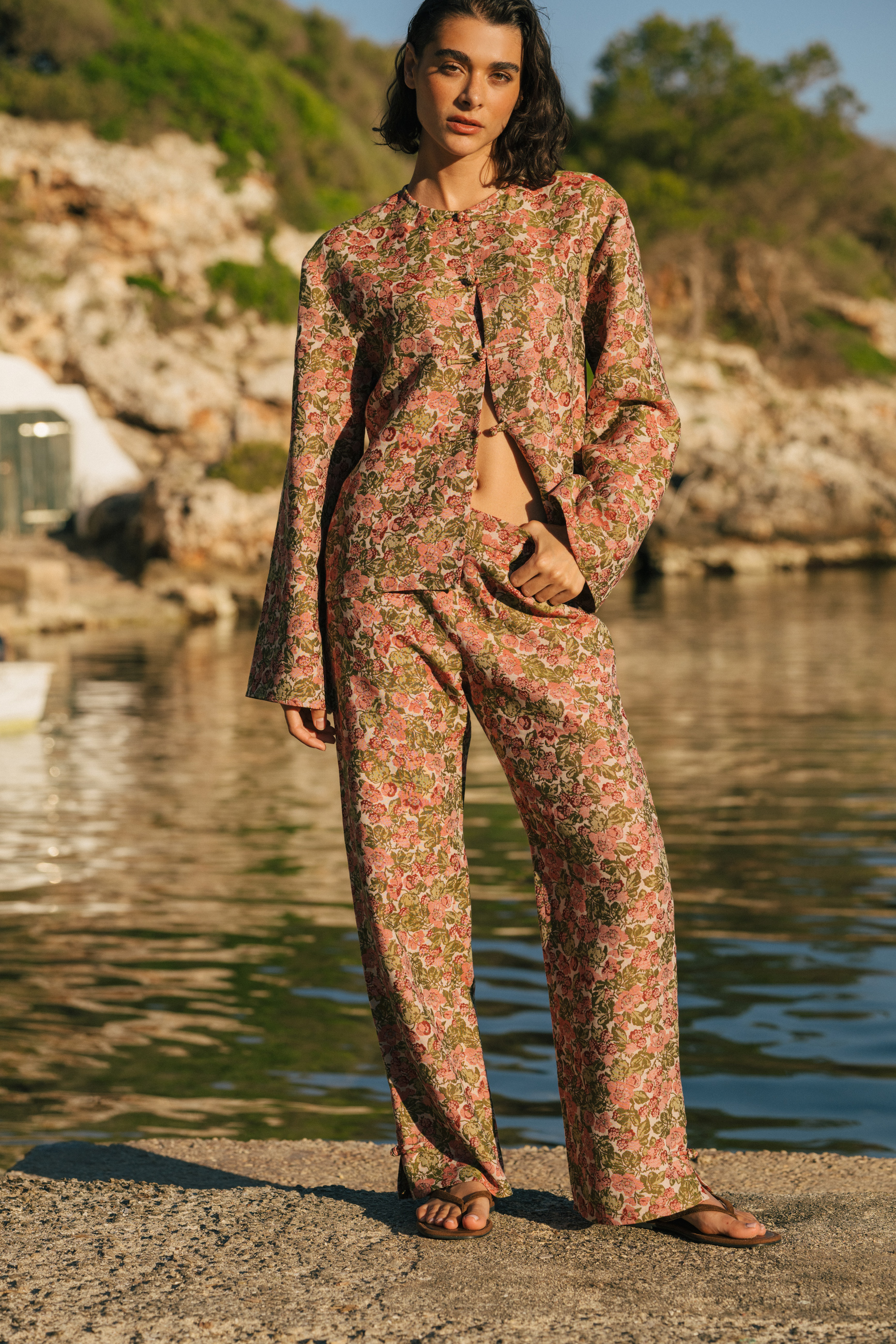 Spodnie Ramo Floral