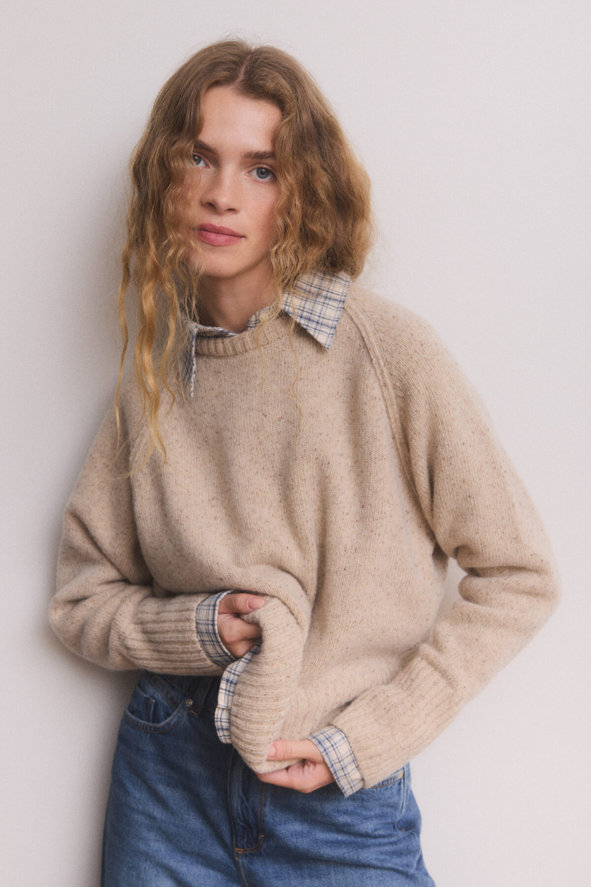 Sweter Arvid Beige