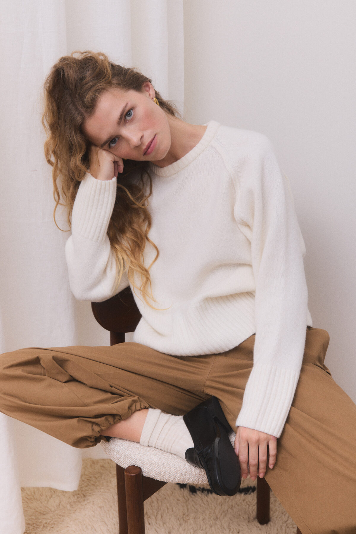 Sweter Arvid Cream