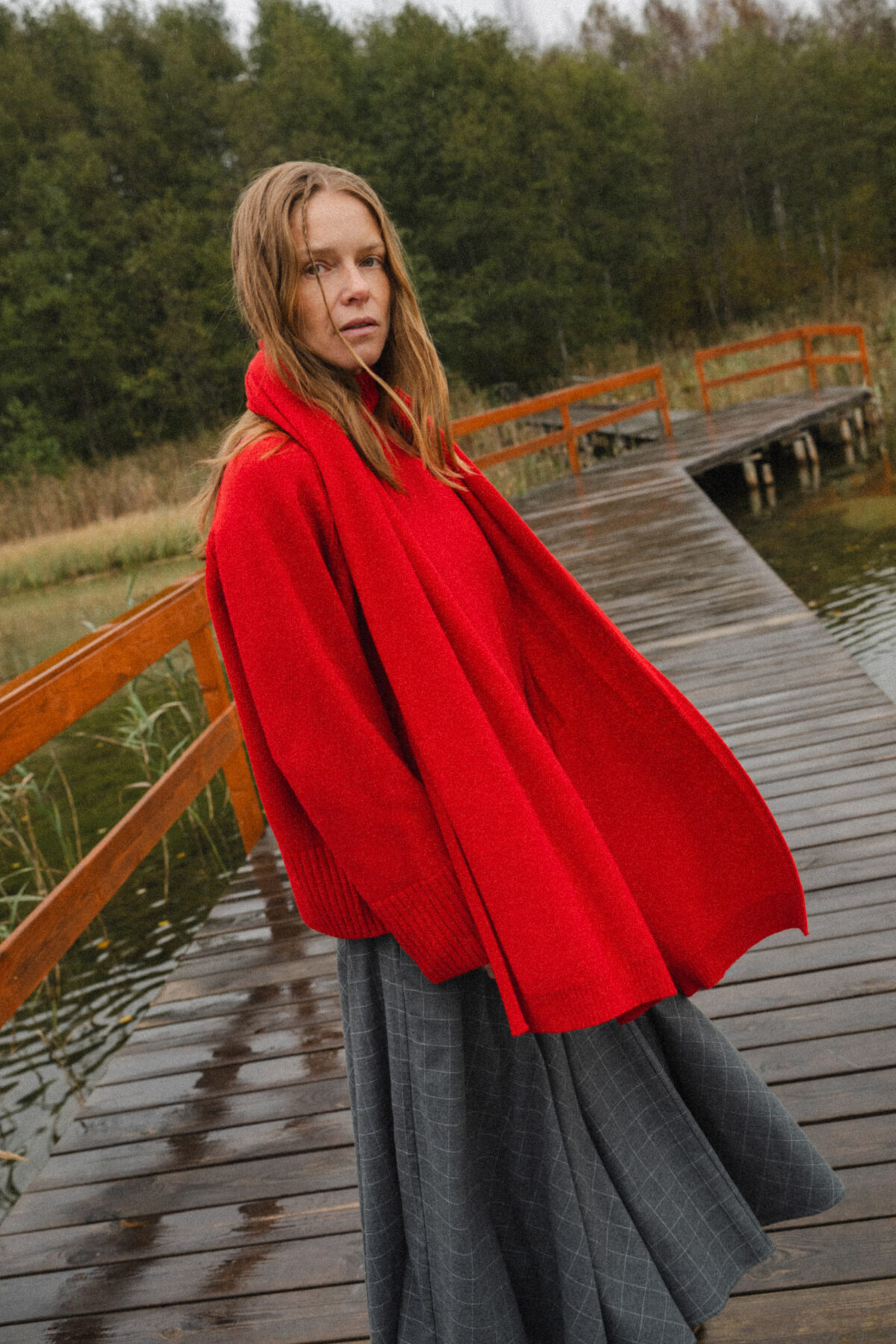 Szal Stellan Red